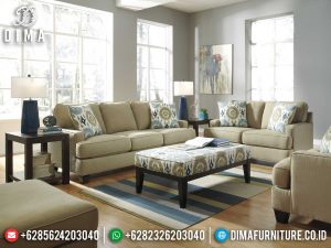 Sofa Tamu Minimalis Jati Perhutani Natural Classic Luxury Design MM-0929