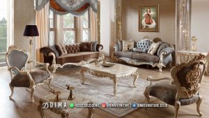 Desain Set Kursi Sofa Tamu Victoria Classic Luxury Duco MM-1244