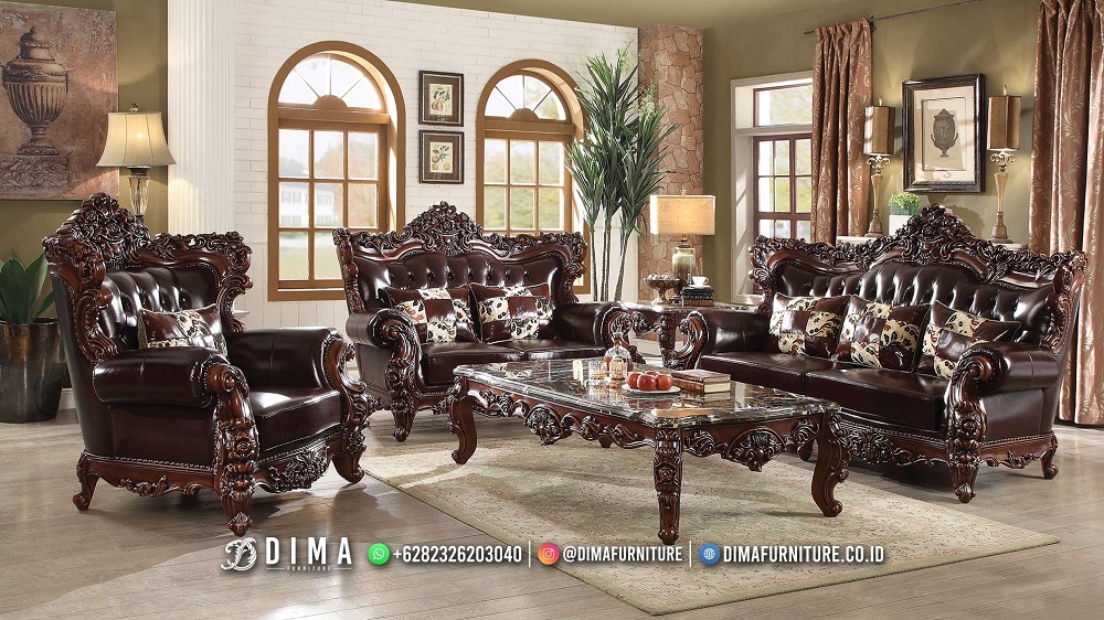 Elegant Sofa Tamu Mewah Terbaru Best Furniture Jepara Mm-1262