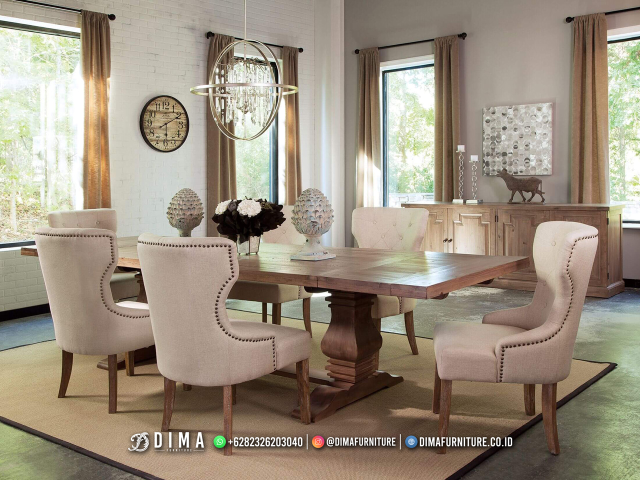New Release Meja Makan Minimalis Modern Furniture MM-1495