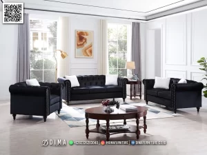 Elegant Set Sofa Minimalis Ruang Tamu Jepara MM1748